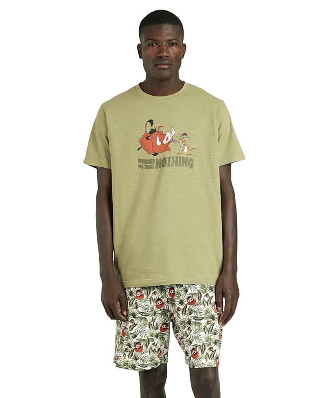 Oferta especial: Pijama Disney de Timon & Pumbaa para Hombre.