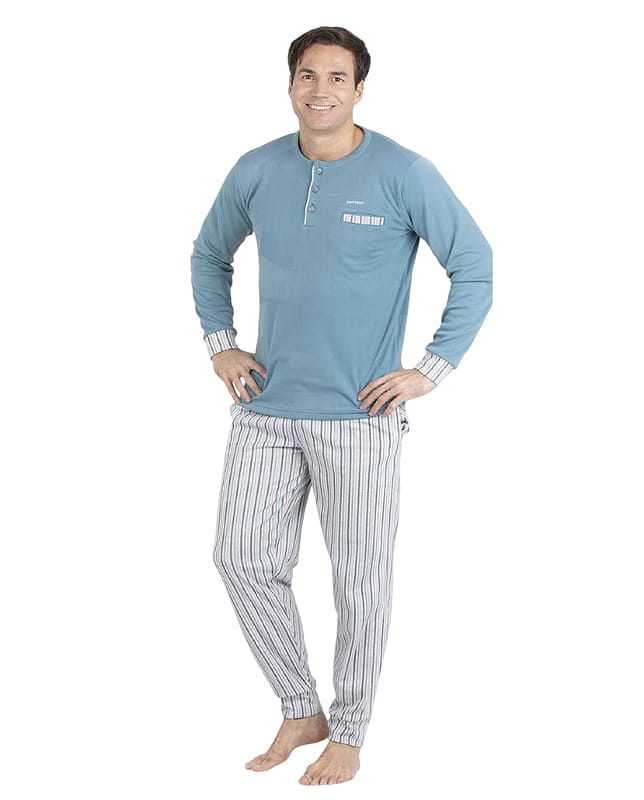 Compra este Pijama Pettrus de invierno y algodón afelpado