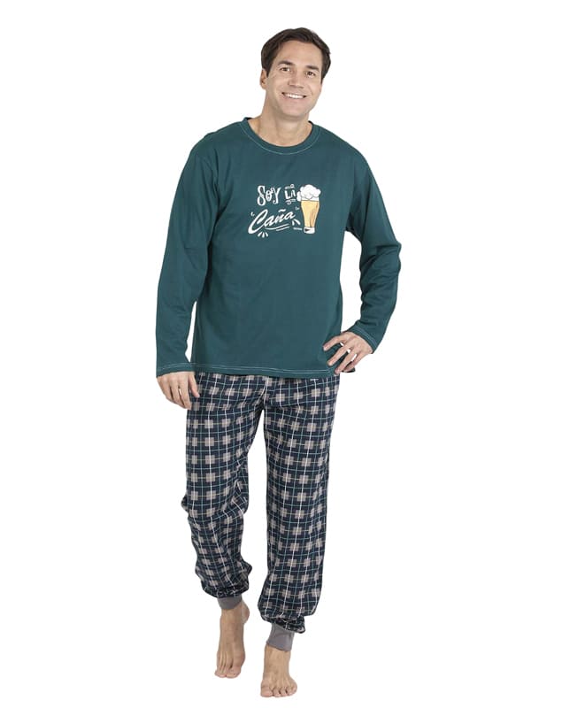 Compra el pijama Pettrus Man juvenil en algodón, el regalo ideal para hombre.