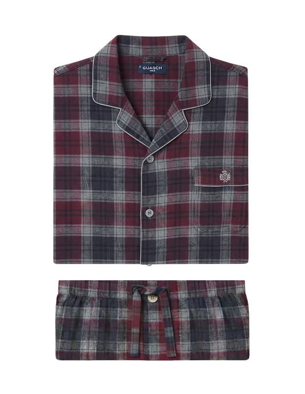 Pijama hombre Guasch de viyela, regalo para hombre en Navidad