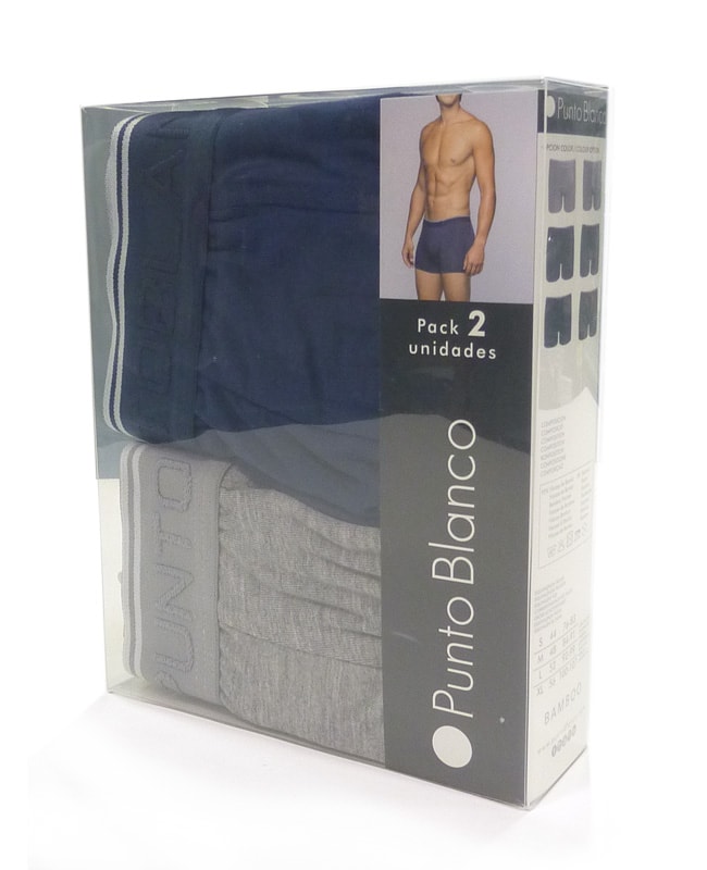 Bamb pack 2 calzoncillos boxer Punto Blanco Varela Intimo