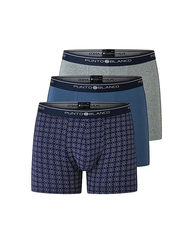 Nuevos colores, mejor estilo: pack con 3 bóxers de Punto Blanco.