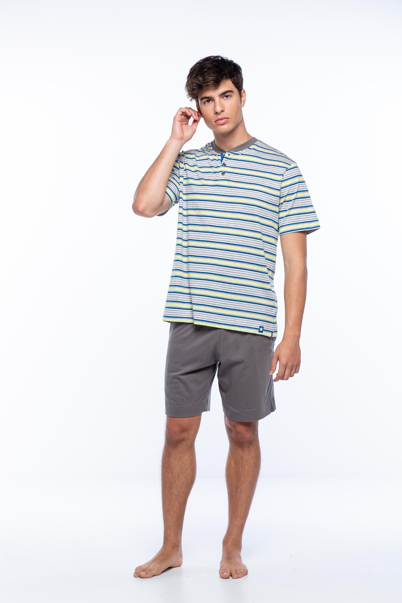 Pijamas punto outlet blanco para hombre