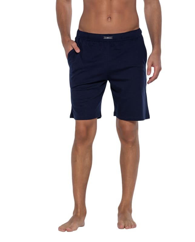 Pantalón de pijama Punto Blanco Basix azul marino, ideal para todo el año.