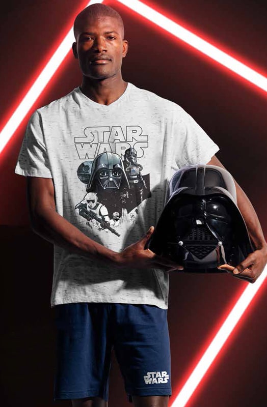 Pijamas ADMAS Star Wars con impresión de Darth Vader