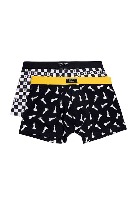 Pack Calzoncillos Ysabel Mora estampado ajedrez: estilo único