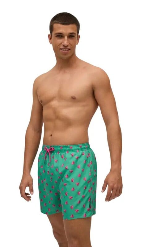 La mejor compra: Bañador Ysabel Mora verde estampado con pulpos hombre, ideal para cualquier ocasión.