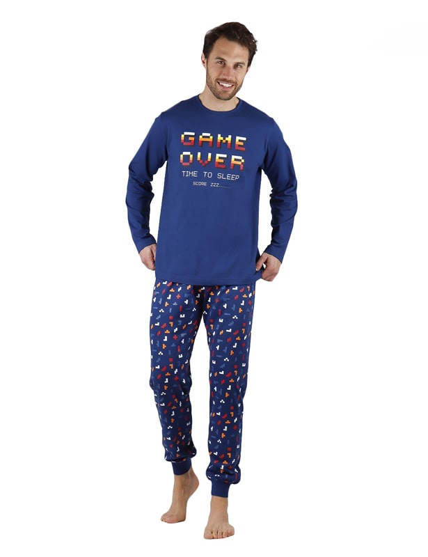 comprar online Pijama Admas de algodón Game Over 