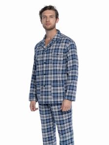 3XL - 4XL Pijama Guasch Franela de Algodón a cuadros 