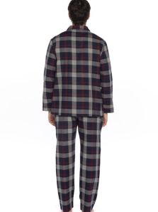 Compra la calidad Guasch: Pijama de viyela para hombre en tallas especiales.