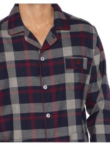 Máximo confort: Pijama Guasch de viyela hombre, también en tallas especiales.