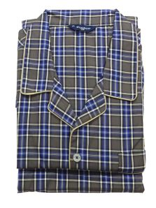 3XL - 4XL Pijama Guasch en Tela de Algodón popelín en gris