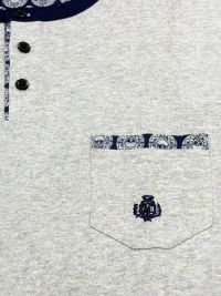 T.E. - Pijama Guasch de Algodón corto en gris de punto