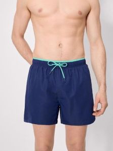 Bañador juvenil azul marino con secado rápido, perfecto para el verano