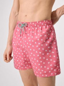 Bañador Ysabel Mora juvenil para hombre con pulpitos en fucsia