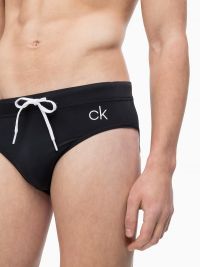 Bañador Calvin Klein Slip Retro en negro