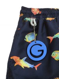 Bañador Giulio Hombre Santorini con peces