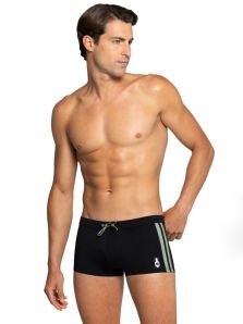 Ropa de baño ajustada para hombre de Impetus en negro