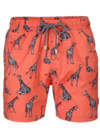 John Frank - Bañador estampado con jirafas de secado rápido