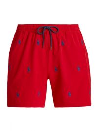 Bañador Polo Ralph Lauren Classic Red Traveler Short