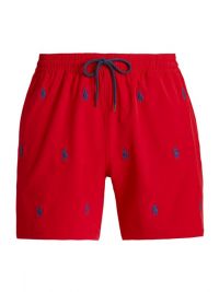 Bañador Polo Ralph Lauren Classic Red Traveler Short