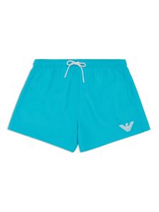 Bañador Emporio Armani corto az. turquesa mod. Essential