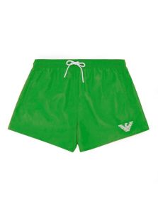 Bañador Emporio Armani corto en verde mod. Essential