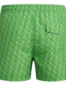 Diseño italiano exclusivo: bañador David Atlantis con estampado geométrico de alta calidad.