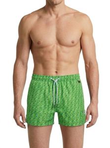 Bañador David mod. Atlantis estampado geométrico: ajuste perfecto y estilo moderno italiano.