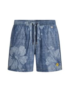 Bañador David mod. Atlantis en azul floral 