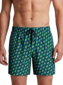 Bañador Impetus azul para hombre, cangrejos verdes, ideal para piscina, playa y verano.