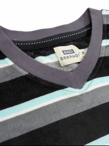 Barandi - Pijama de hombre calentito de terciopelo para invierno