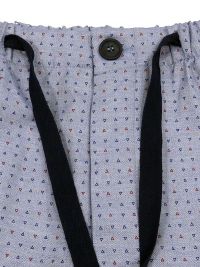 Pijama Barandi con bolsillo en el pecho y pantalón de tela