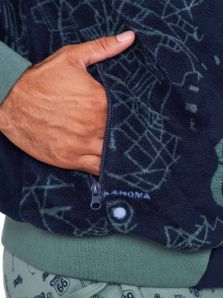 Bata corta juvenil Muydemi en coralina tipo cazadora homewear