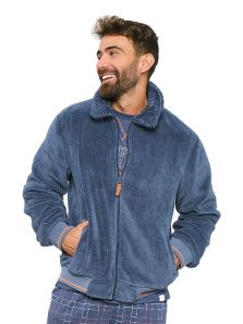 Parka Polar Muydemi en Coralina en azul jeans