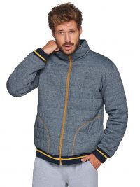 Parka-Chaqueta Muydemi para hombre Acolchada en azul