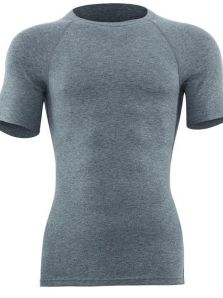 Camiseta M. Corta Térmica Blackspade en gris antracita