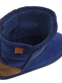 Zapatillas Muydemi tipo botín azules para estar por casa