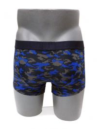 Boxer Emporio Armani Microfibra camuflaje en azul