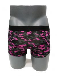 Boxer Emporio Armani Microfibra camuflaje en fucsia