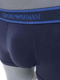 Boxer Emporio Armani en microfibra azul marino