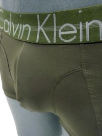 Boxer Calvin Klein Focused Fit en verde oliva