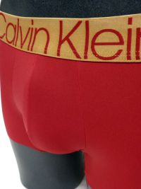 Boxer hombre Calvin Klein microfibra en rojo y oro