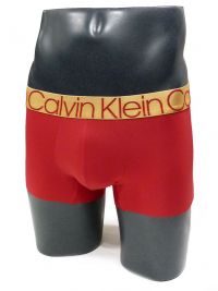 Boxer hombre Calvin Klein microfibra en rojo y oro