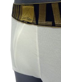 Boxer Calvin Klein X Cotton-Modal en dorado y blanco