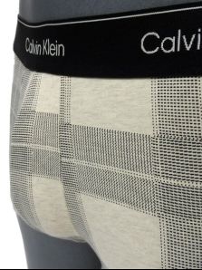 Calzoncillo de algodón Calvin Klein en blanco roto