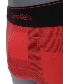 Comprar online Boxer Calvin Klein de algodón en rojo con micropuntos