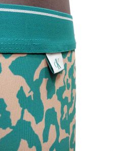 Boxer Calvin Klein One en microfibra de camuflaje en verde