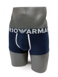 Boxer Emporio Armani en algodón en azul éter
