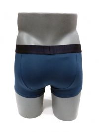 Boxer Emporio Armani de microfibra en color azul plomo